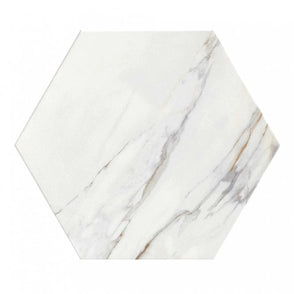 Thassos Gold Large Hexagon 56cm x 48cm Wall & Floor Tile