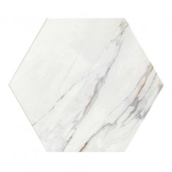 Thassos Gold Large Hexagon 56cm x 48cm Wall & Floor Tile