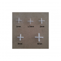 Tile Spacers 2mm - 40 Packs - Pack Size 500 Pcs