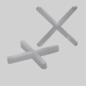 Tile Spacers 2mm - 40 Packs - Pack Size 500 Pcs