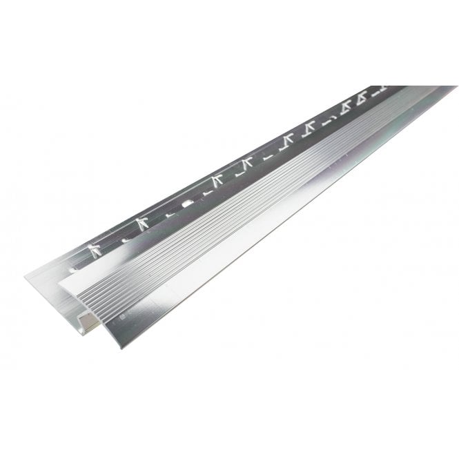 Tile Bank Tile To Carpet Bright Silver 28mm(W) x 0.9m
