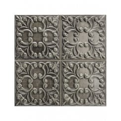 Tin Tile Iron 44.2cm x 44.2cm Wall & Floor Tile