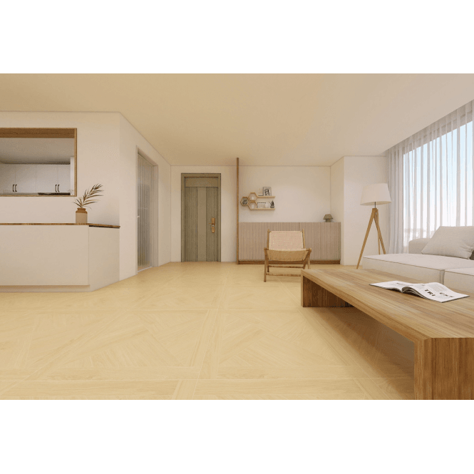 Tivoli Cream Matt 80cm x 80cm Wall and Floor Tile