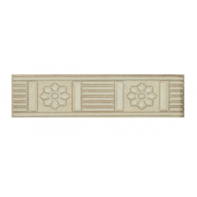 Heckstream Torrestream Amon Sand 5cm X 20cm Border Tile