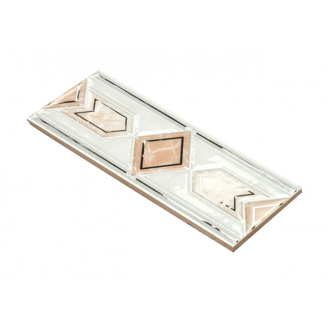 Heckstream Torrestream Arrow Beige 7.5cm X 20cm Border Tile