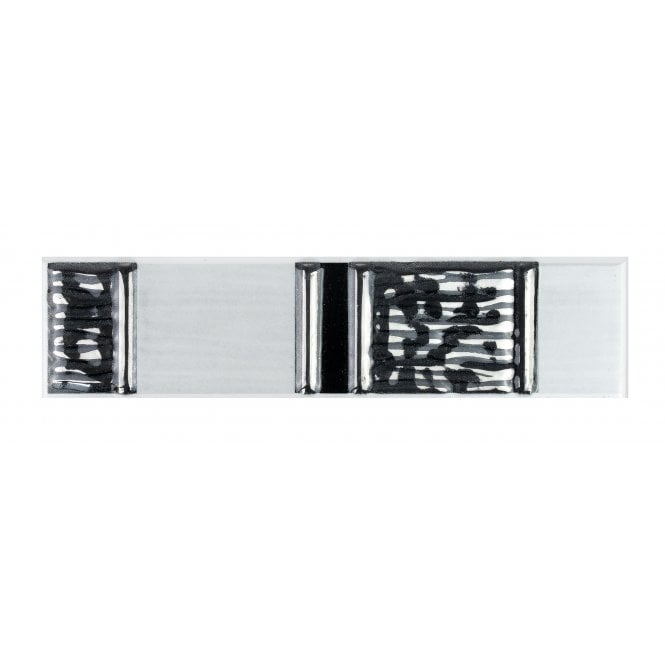 Heckstream Torrestream Cult Black 5cm X 20cm Border Tile
