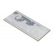 Heckstream Torrestream Damas Gris 8cm X 20cm Border Tile