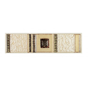 Heckstream Torrestream Glasgow Cream Borders 7cm X 25cm Border Tile