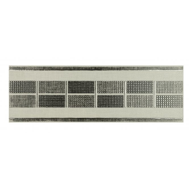 Heckstream Torrestream Griffin Grey 8cm X 25cm Border Tile