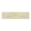 Heckstream Torrestream Hogarth Cream 10cm X 40cm Border Tile