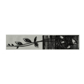 Heckstream Torrestream Merola Leaf 5cm X 25cm Border Tile