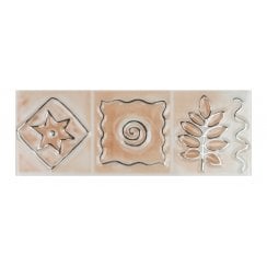 Heckstream Torrestream Palma Beige 7.5cm X 20cm Border Tile