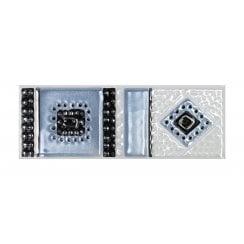 Heckstream Torrestream Shaney Azul 7.5cm X 20cm Border Tile