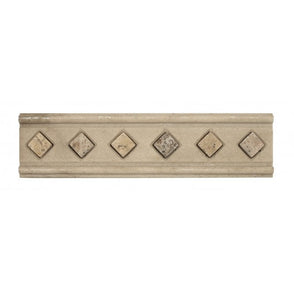 Heckstream Torrestream Stone Diamond 5cm X 20cm Border Tile