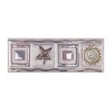 Heckstream Torrestream Stow Star Lilac 7.5cm X 20cm Border Tile