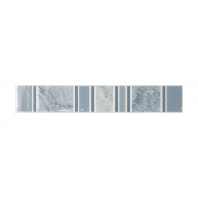 Heckstream Torrestream Thala Baby Blue 4cm X 25cm Border Tile