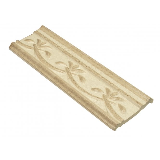 Heckstream Torrestream Trailing Ivy Cream 10cm X 30cm Border Tile