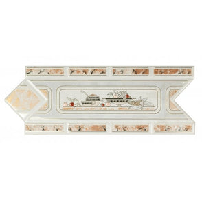 Heckstream Torrestream Vintage Arrow Fruit Basket 10cm X 25cm Border Tile