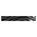 Heckstream Torrestream Zebra Silver Black Border 4cm X 30cm Border Tile