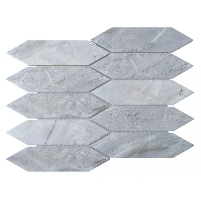 Traces Light Grey Mosaic 4.8cm x 19.5cm Wall & Floor Tile