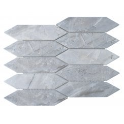 Traces Light Grey Mosaic 4.8cm x 19.5cm Wall & Floor Tile