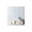 Traces Statuario Mosaic 4.8cm x 19.5cm Wall & Floor Tile