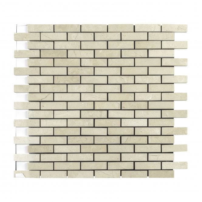 Travertine Marfil 30cm x 30cm Peel & Stick Mosaic Tile