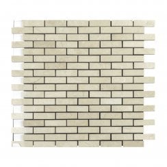 Travertine Marfil 30cm x 30cm Peel & Stick Mosaic Tile