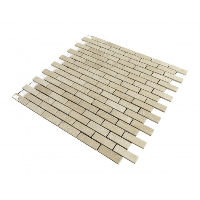 Travertine Marfil 30cm x 30cm Peel & Stick Mosaic Tile