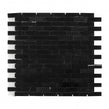 Travertine Marquina 30cm x 30cm Peel & Stick Mosaic Tile