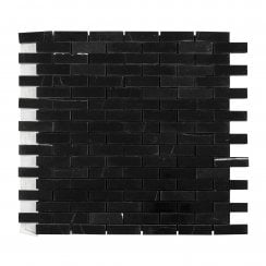 Travertine Marquina 30cm x 30cm Peel & Stick Mosaic Tile