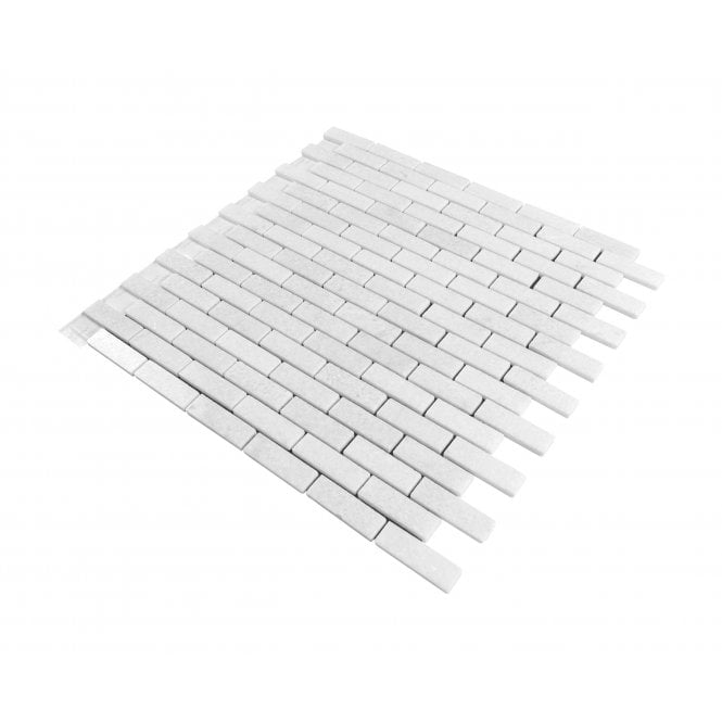 Travertine White 30cm x 30cm Peel & Stick Mosaic Tile