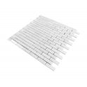 Travertine White 30cm x 30cm Peel & Stick Mosaic Tile