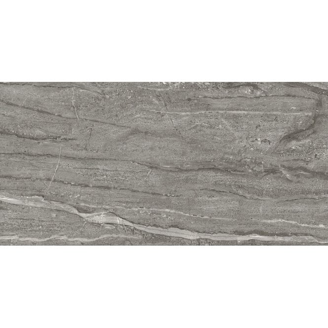 Travertino Dark Grey 25cm x 50cm Wall Tile