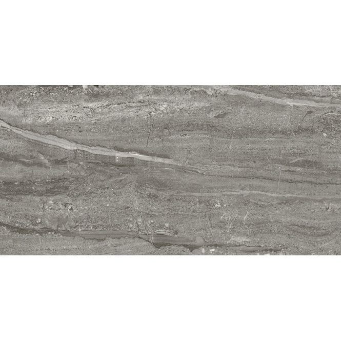 Travertino Dark Grey 25cm x 50cm Wall Tile