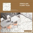 Trend White Terrazzo Multicolour Matt 60cm x 60cm Wall & Floor Tile