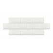 Trendy All White Matt 12.5cm x 25cm Wall Tile