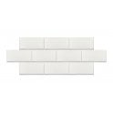 Trendy All White Matt 12.5cm x 25cm Wall Tile