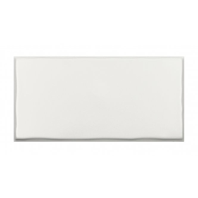 Trendy All White Matt 12.5cm x 25cm Wall Tile