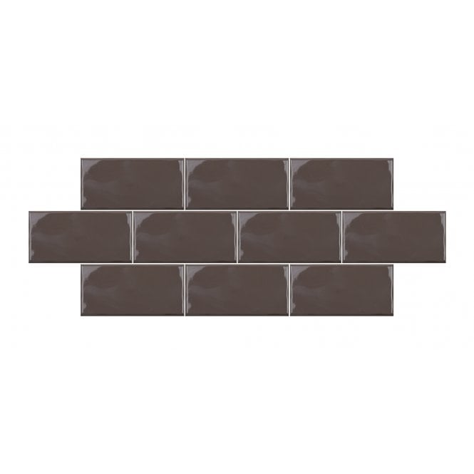 Trendy Clay Glossy 12.5cm x 25cm Wall Tile