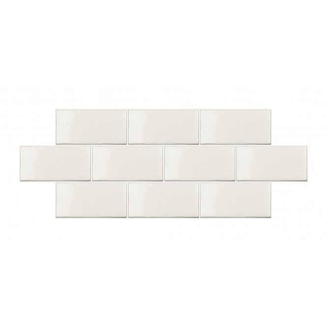 Trendy Cotton Glossy 12.5cm x 25cm Wall Tile