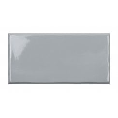 Trendy Grey Glossy 12.5cm x 25cm Wall Tile