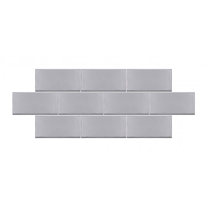 Trendy Grey Matt 12.5cm x 25cm Wall Tile