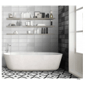 Trendy Grey Matt 12.5cm x 25cm Wall Tile