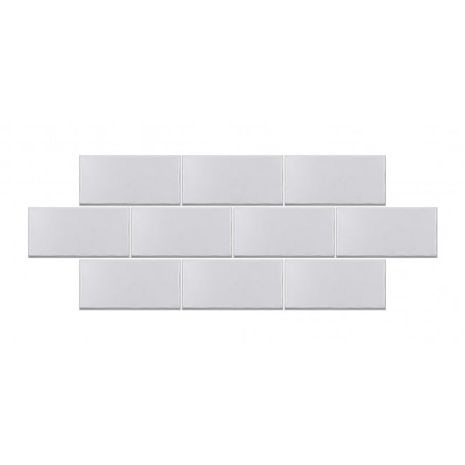 Trendy Reminiscent Grey Matt 12.5cm x 25cm Wall Tile