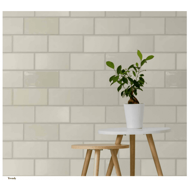 Trendy Shadow Glossy 12.5cm x 25cm Wall Tile