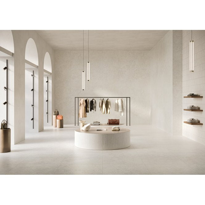 Italian Design Trevi Cross White 60cm x 120cm Wall & Floor Tile