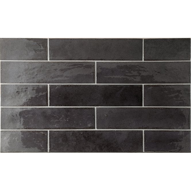Equipe Tribeca Basalt 6cm x 24.6cm Wall Tile