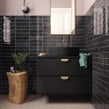 Equipe Tribeca Basalt 6cm x 24.6cm Wall Tile