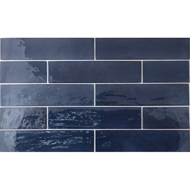 Equipe Tribeca Blue Note 6cm x 24.6cm Wall Tile